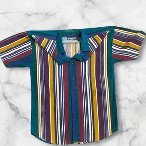 VINTAGE size small men’s apparatus button down